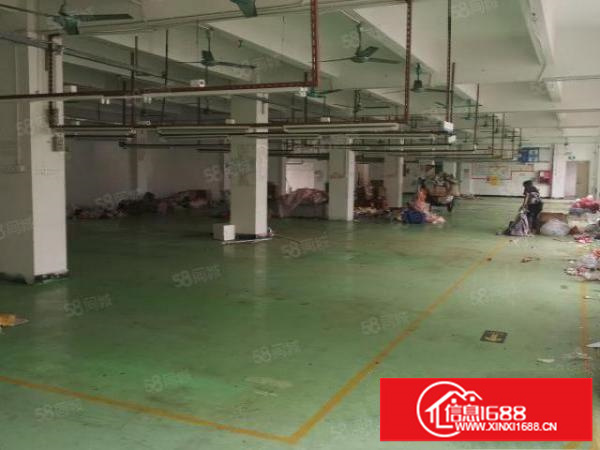 横岗六约社区原服装厂1100平方出租，大小可分租