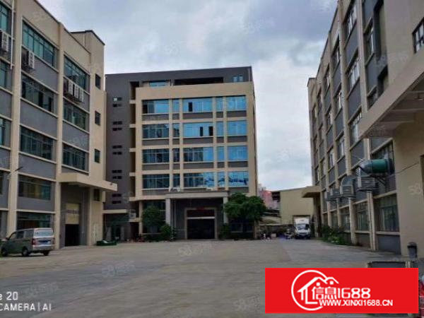 横岗六约勤富路旁标准厂房出租一楼600平，带装修