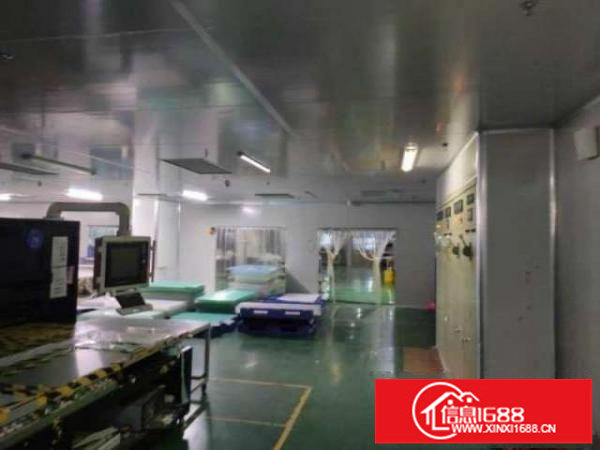 龙岗中心城独院标准厂房二楼无尘车间1568平出租