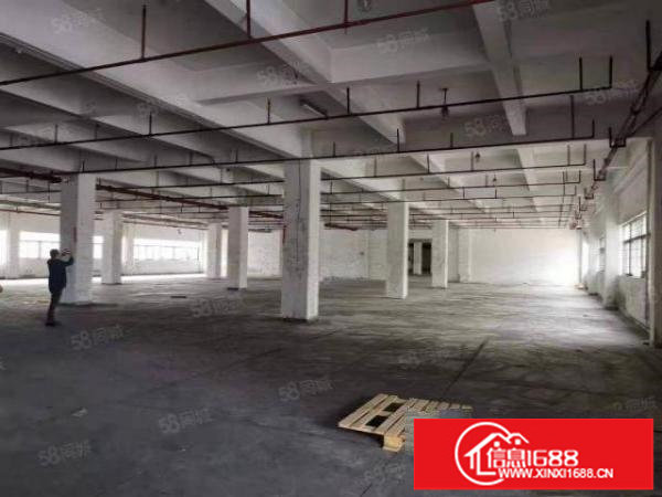 横岗六约原房东一二楼各800平厂房大小招租分租一楼仓库出租