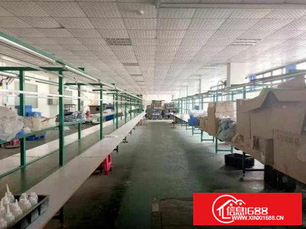 凤德岭二楼750平电子组装加工厂房出租现成流水线