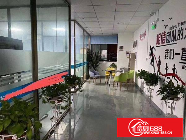 长安沙头实业客转租长安楼上2000平厂房现成前台办公室精装修