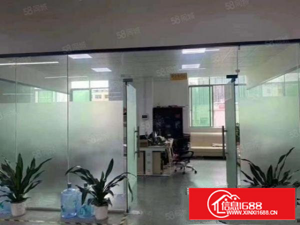 石岩园岭工业园2楼820平方，23元出租可谈，有装修