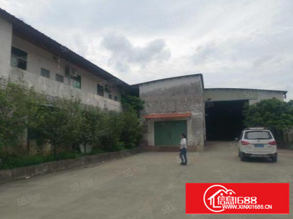 茶山卢边单层小独门独院厂房大路边拖挂车随便进带装修