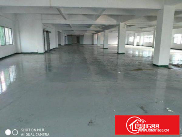 黄江北岸空出200平方带装修厂房出租，全新地坪漆