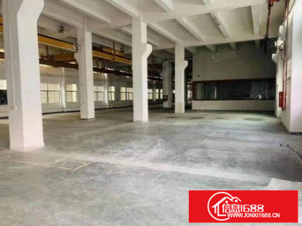 龙岗坪地新出原房东一楼500平重工业标准厂房出租有红本带牛角