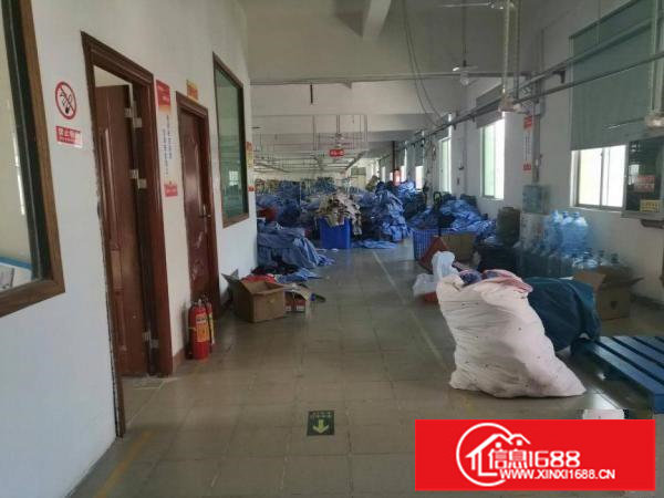 横岗安良现成服装厂房680平方无转让费