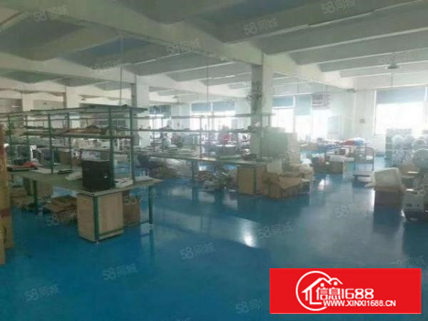 沙井马鞍山地铁口新出楼上1300平方装修厂房分租