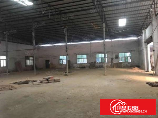 寮步镇竹园村单一层300平钢构铁皮厂房出租高6.5米带办公室