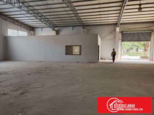 虎门白沙单一层厂房1200平招租无柱子带多间办公室高6米