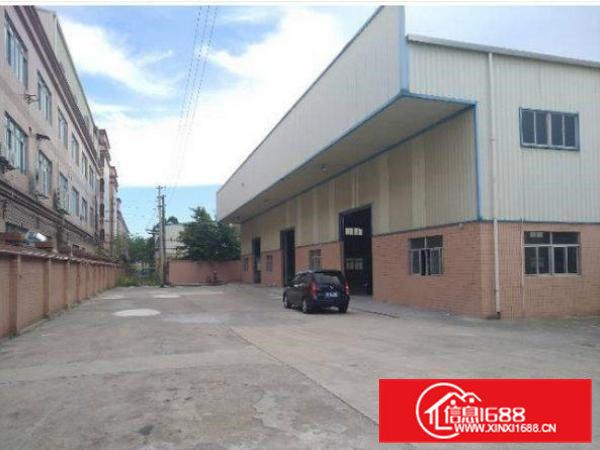 横沥田坑大路边上3500平方单一层独院厂房出租带行车