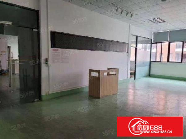 塘厦168工业区原房东楼上500平厂房出租精装修办公室水电