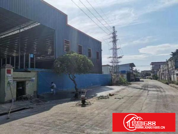 狮山镇广云路边狮南工业区旁全新钢构，面积4000方，滴水十米