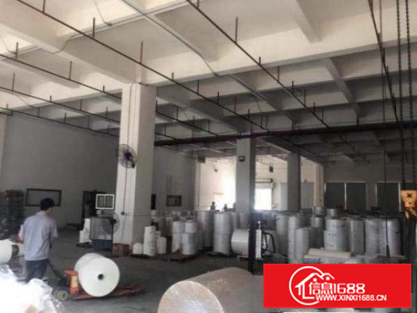 清溪上元村厂房带环评招租一楼高5.5米现成装修1000平方