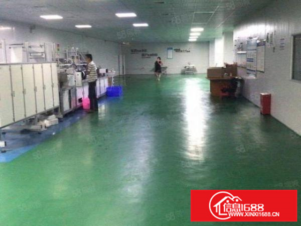 平湖上木古宝来工业区3楼600平方带装修带办公室厂房出租