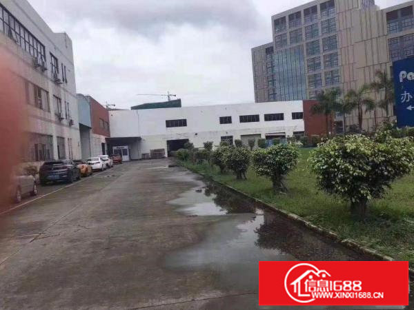 深圳布吉工业区红本12米高花园式单一层钢结构厂房招租可分租出