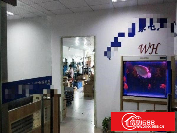 龙岗区嘉华路楼上厂房300平方带装修出租，水电齐全