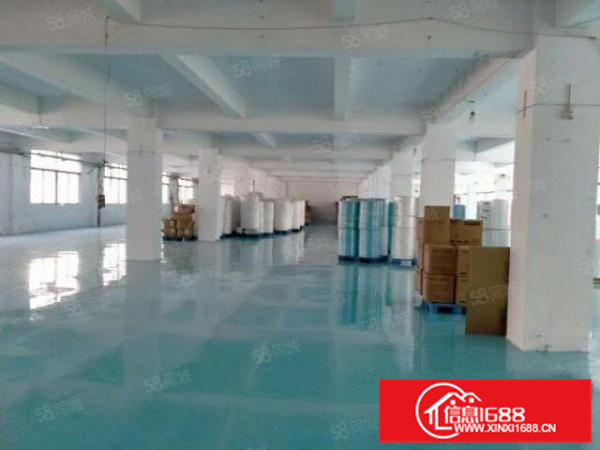 里水大石分租一楼厂房1200平方有办公室，地坪漆，租金15元