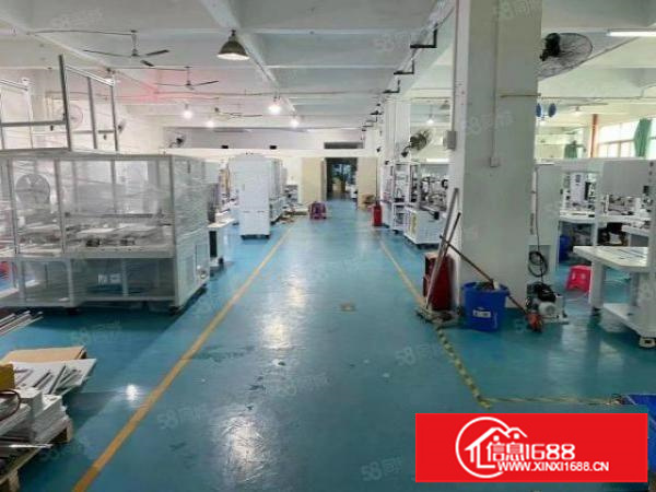 精观澜福民主干道边楼上1250平方带精装修厂房不要转让费出租