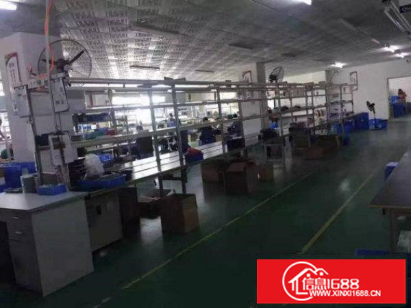 龙岗区坪地新出楼上整层750平米带装修厂房出租