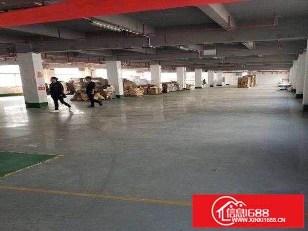 平湖二楼1560平原房东厂房出租可分租带办公室装修卸货平台