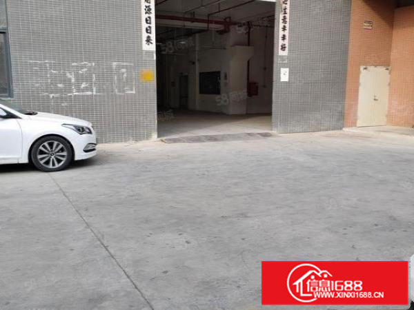 6米高一楼厂房出租1320平方（带牛角）