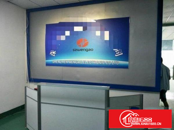 横岗松柏新空出500平厂房现成装修拎包入住