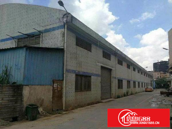 龙岗工业园单一层铁皮房750平整租，现成水电