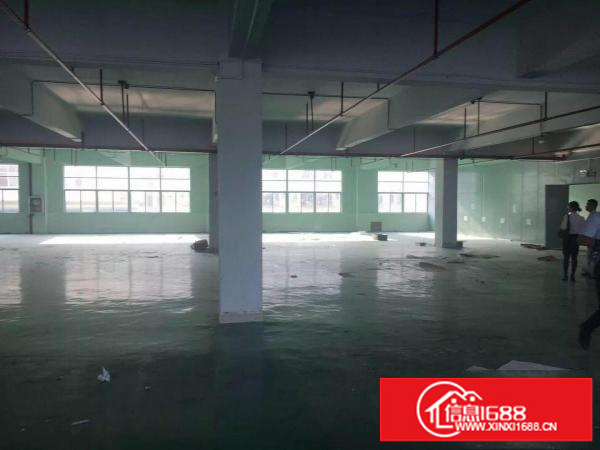 横岗六约社区4楼厂房1200平方园区空地大