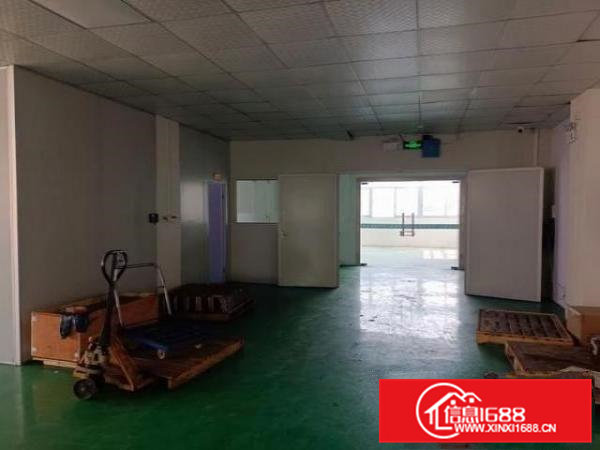 横沥镇新出二楼650平方精装水电地坪漆办公室齐全拎包即可生产