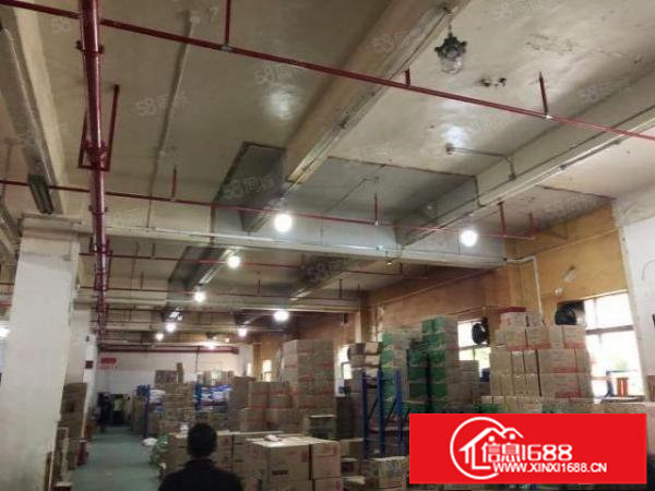 布吉丹竹头使用率80一楼1800平楼上200平。仓库加工办公