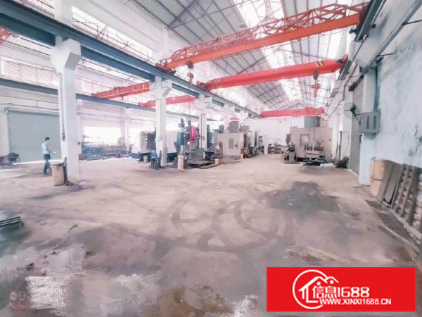 原房东厂房急租，单一层1400平方滴水9米，现成行车水电