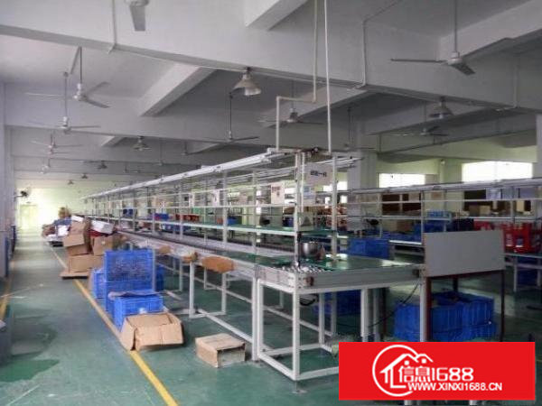 横岗安良油甘园路楼上1200平方厂房招租可分租