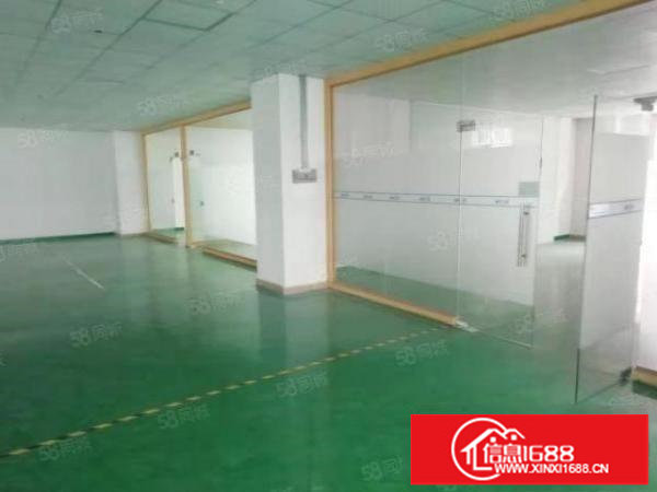 横岗六约大型工业园新空出楼上整层1500平方带精装修厂房出租