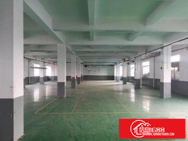 黄江星光工业区楼上680平厂房便宜出租，有地坪漆。