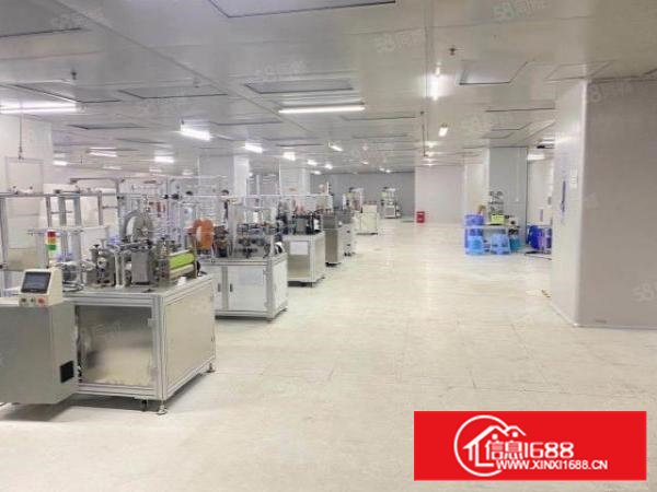 石岩新出楼上整层无尘车间2550平，带精装修办公室，无转让费