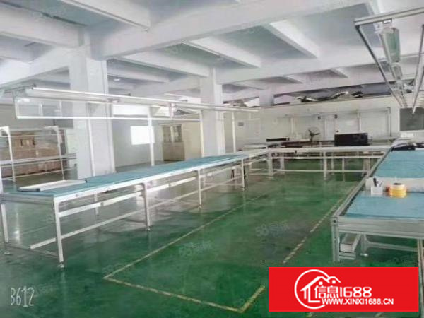 平湖新木村新出楼上1200平方无尘车间厂房出租