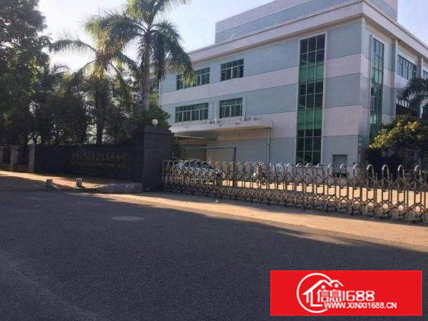 高埗新出标准三楼厂房出租1200平，主干道边，院子空地很大