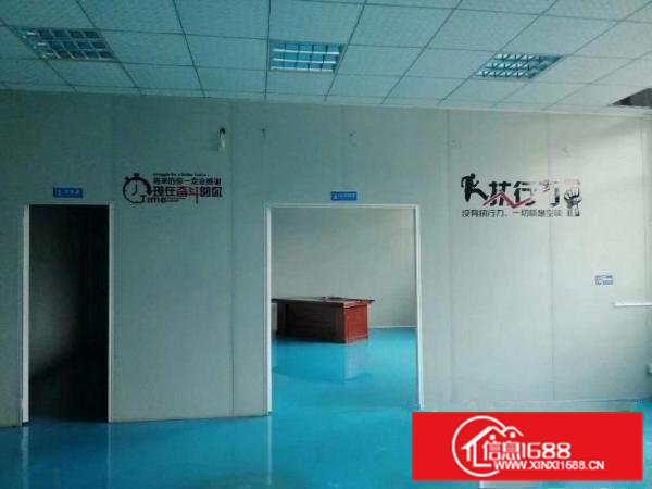 凤岗新出楼上600平方豪华装修现成地坪漆办公室水电