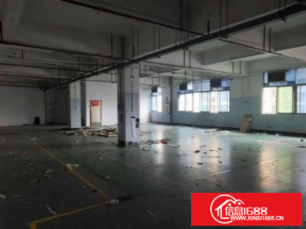 原房东低价出租！旱塘村急租3楼带地坪漆600平厂房