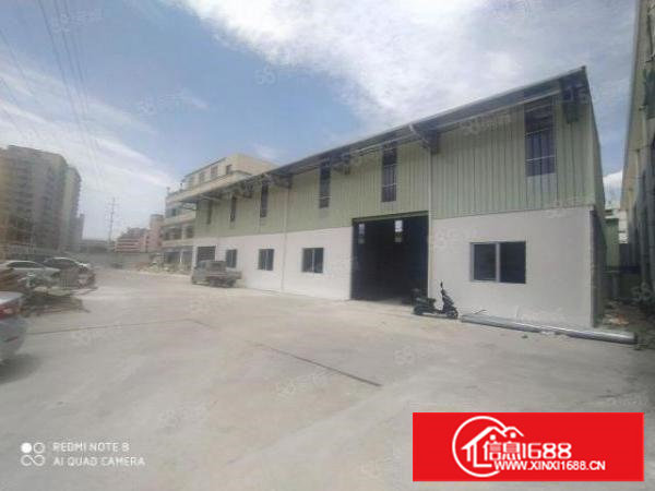 塘厦138全新单一层钢构厂房500平超大空地园区滴水9米