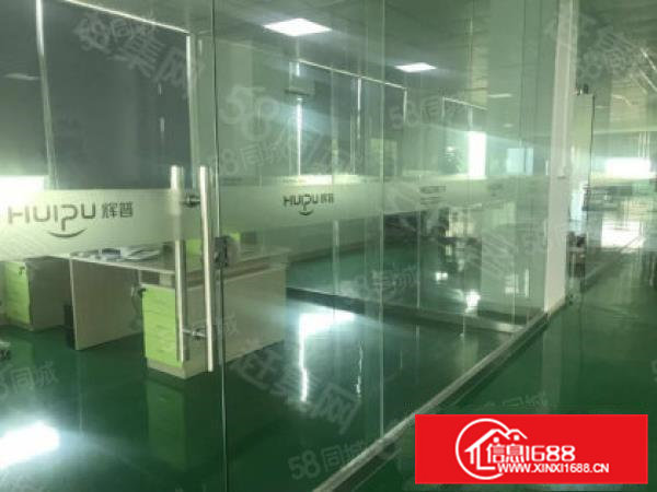 大朗水平村新出楼上厂房1000平方带办公室带装修拎包生