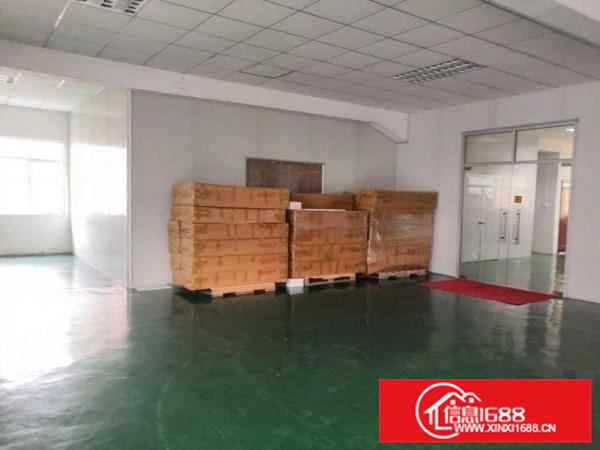 罗阳梅花新出2楼407平方厂房，有现成办公室，地坪漆吊顶