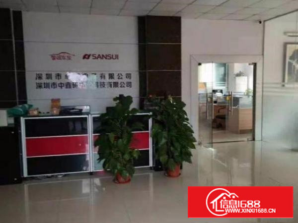 西乡铁岗3楼1200平米整层厂房带装修招租