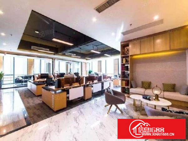 中心城办公室330平精装修带家私形象好商业红本出租厂房