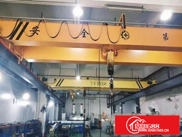 金洲工业区1楼500平厂房，6米高带行车装修水电