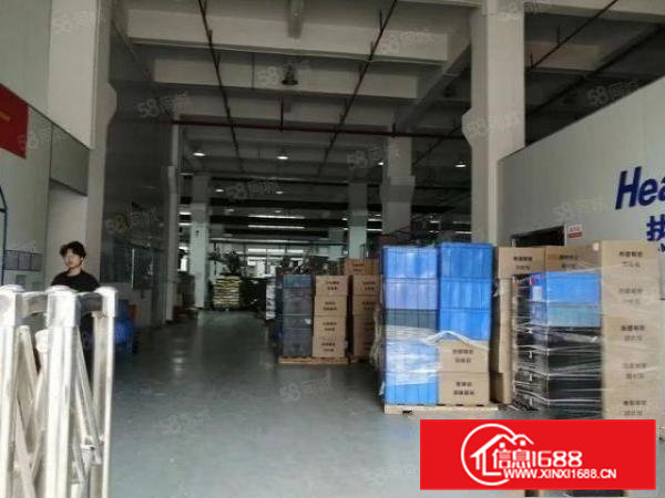 标准厂房一楼层高7.5米有牛角，现成行车两台，主线已到位