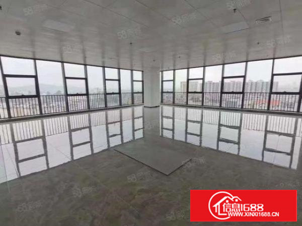 塘厦中心区全新带精装修写字楼大小130平方分租，商业圈中心