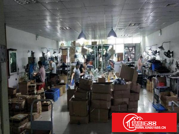 龙岗区坂田楼上厂房300平方带装修出租，水电齐全