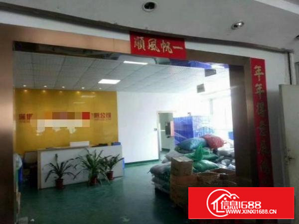 西乡九围簕竹角鹤洲红本厂房1390平米整层招租